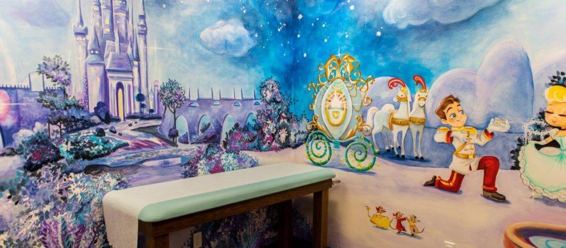 Painted room at Just 4 Kids Pediatrics (formerly Idaho Falls Pediatrics)